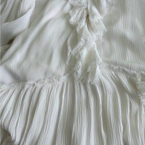 NWT Free People Sweet Darlin Maxi Dress  Sz XS Ivory Oversized - Picture 5 of 14